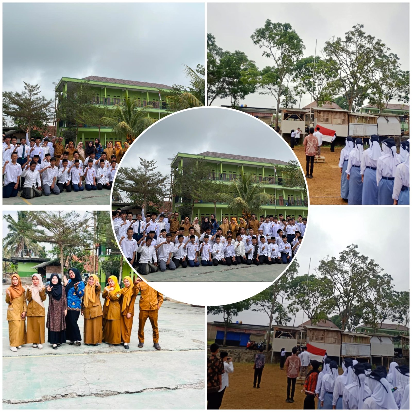 Khidmat dan Penuh Semangat, SMP–SMA Islam Miftahul Qur’an Bersama Masyarakat Gelar Upacara HUT ke-81 Kemerdekaan RI