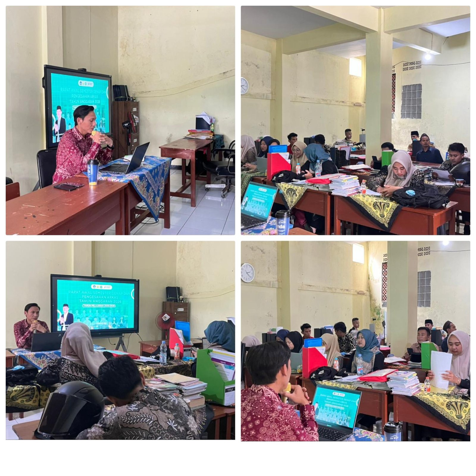 SMP Islam Miftahul Qur’an Gelar Rapat Evaluasi Sekolah dan Persiapan Tes Kemampuan Akademik 2026