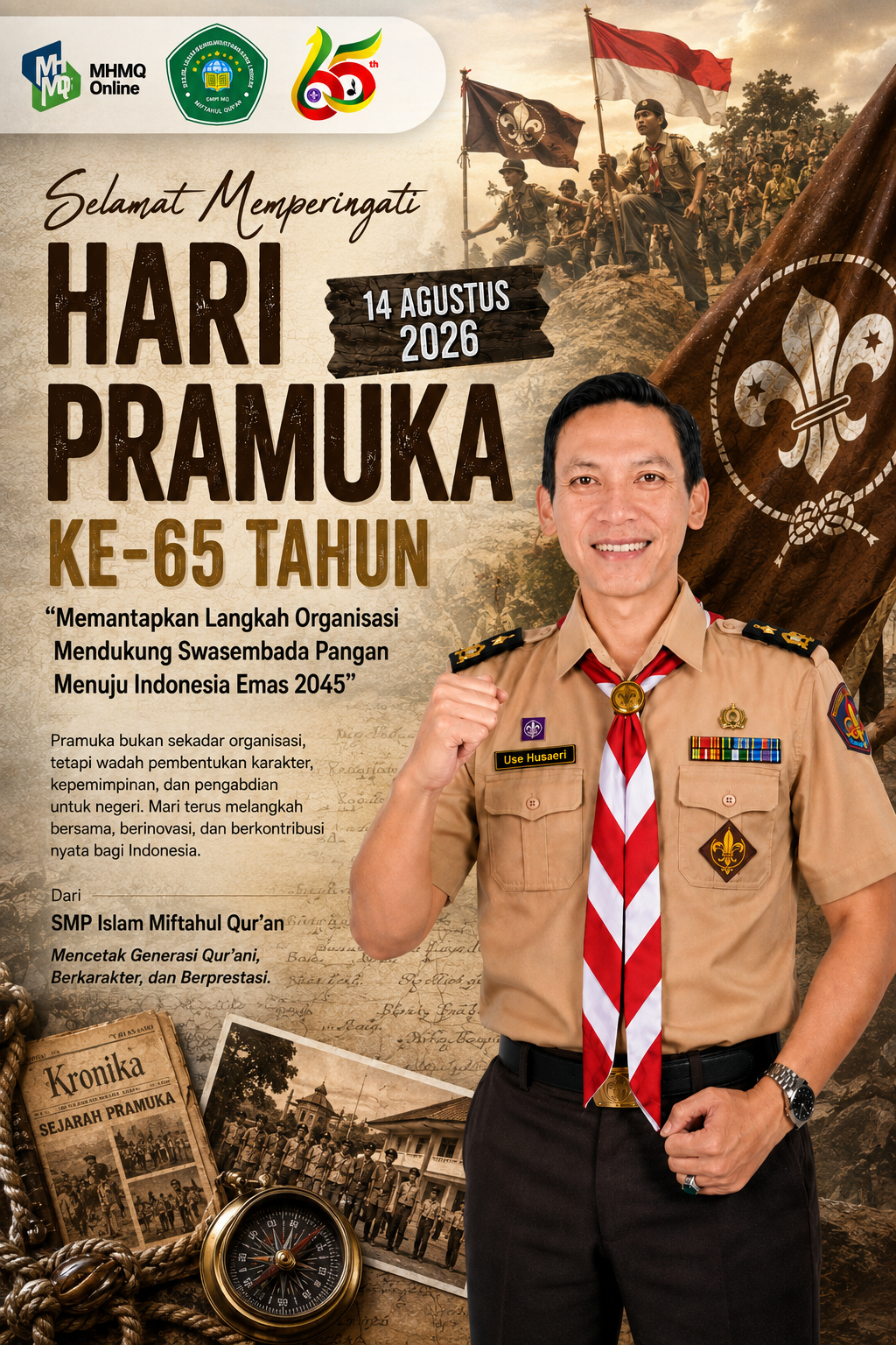 Naskah Pidato pada Hari Pramuka ke-65 Tahun 2026
