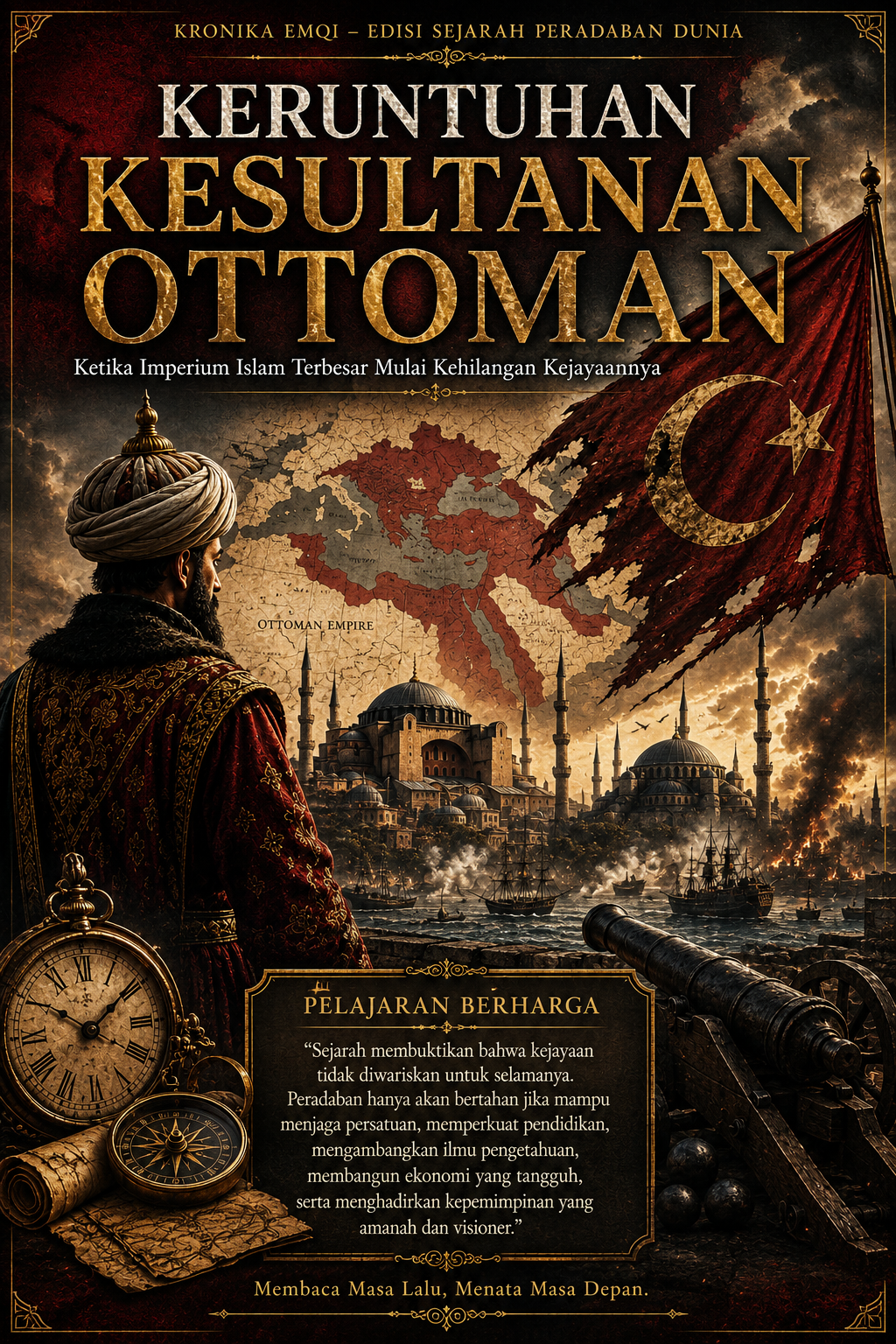 RUNTUHNYA KESULTANAN UTSMANIYAH Ketika Imperium Enam Abad Memasuki Senja 1299–1922 | Dari Osman I hingga Berakhirnya Kesultanan Ottoman KRONIKA EMQI — Sejarah Dunia