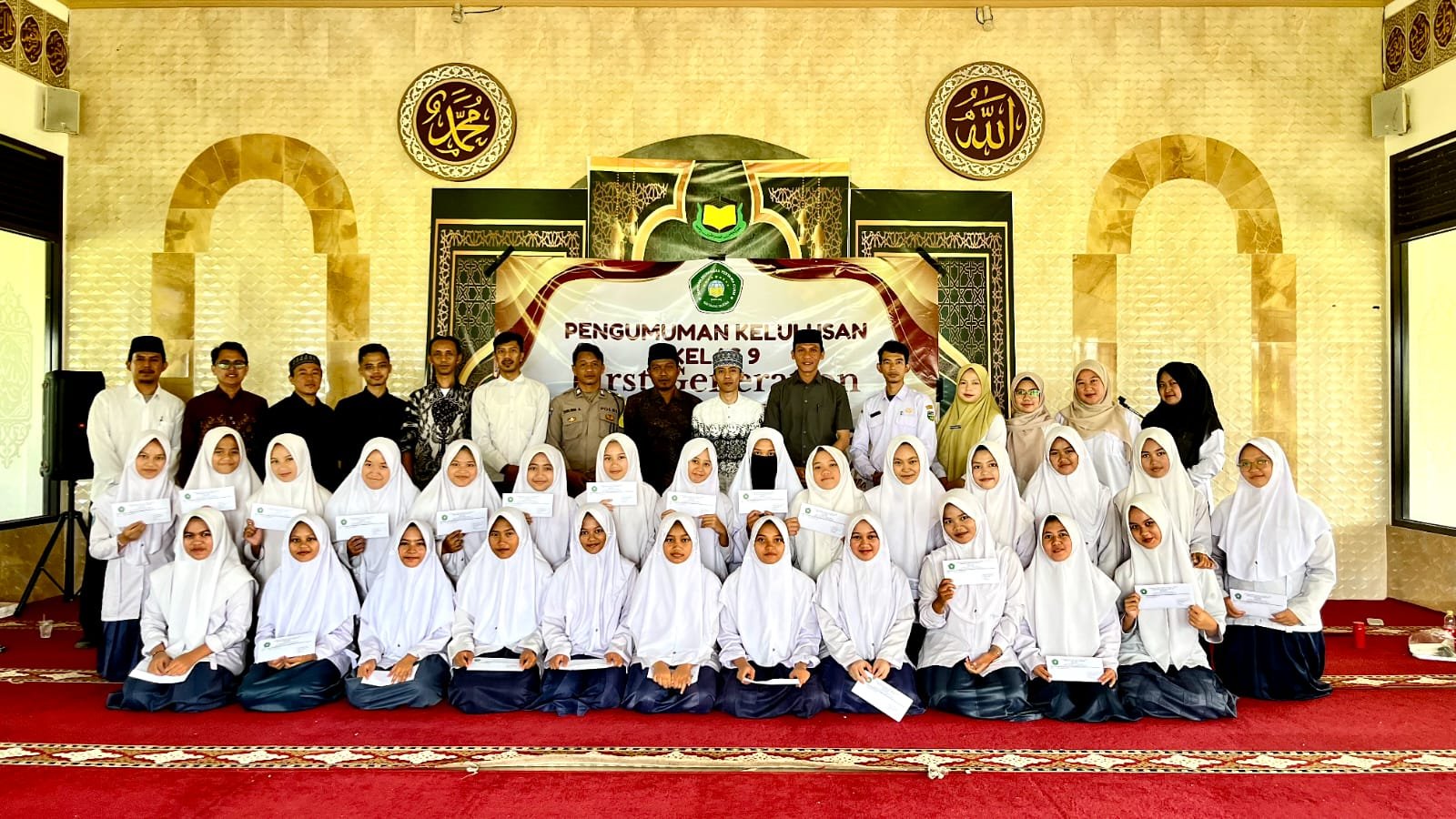 Dokumentasi Kelulusan Kelas 9 Tahun Pelajaran 2025-2026