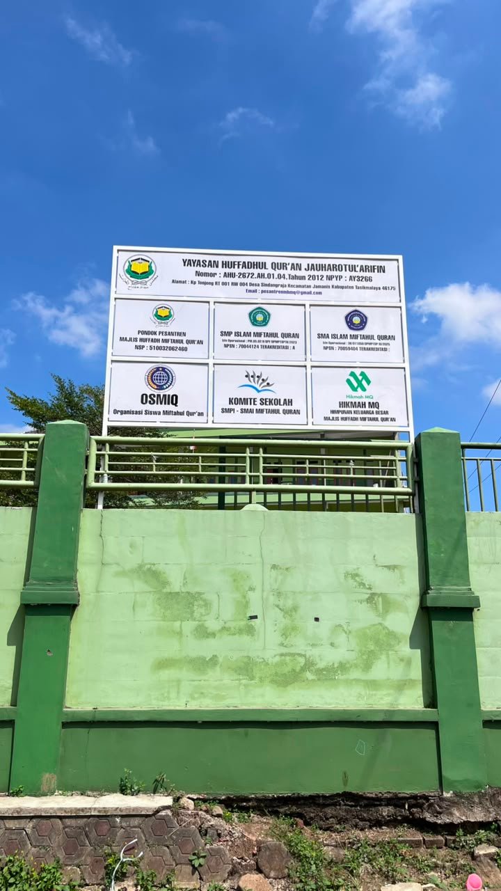 Dokumentasi Papan Nama Yayasan dan Kelembagaan