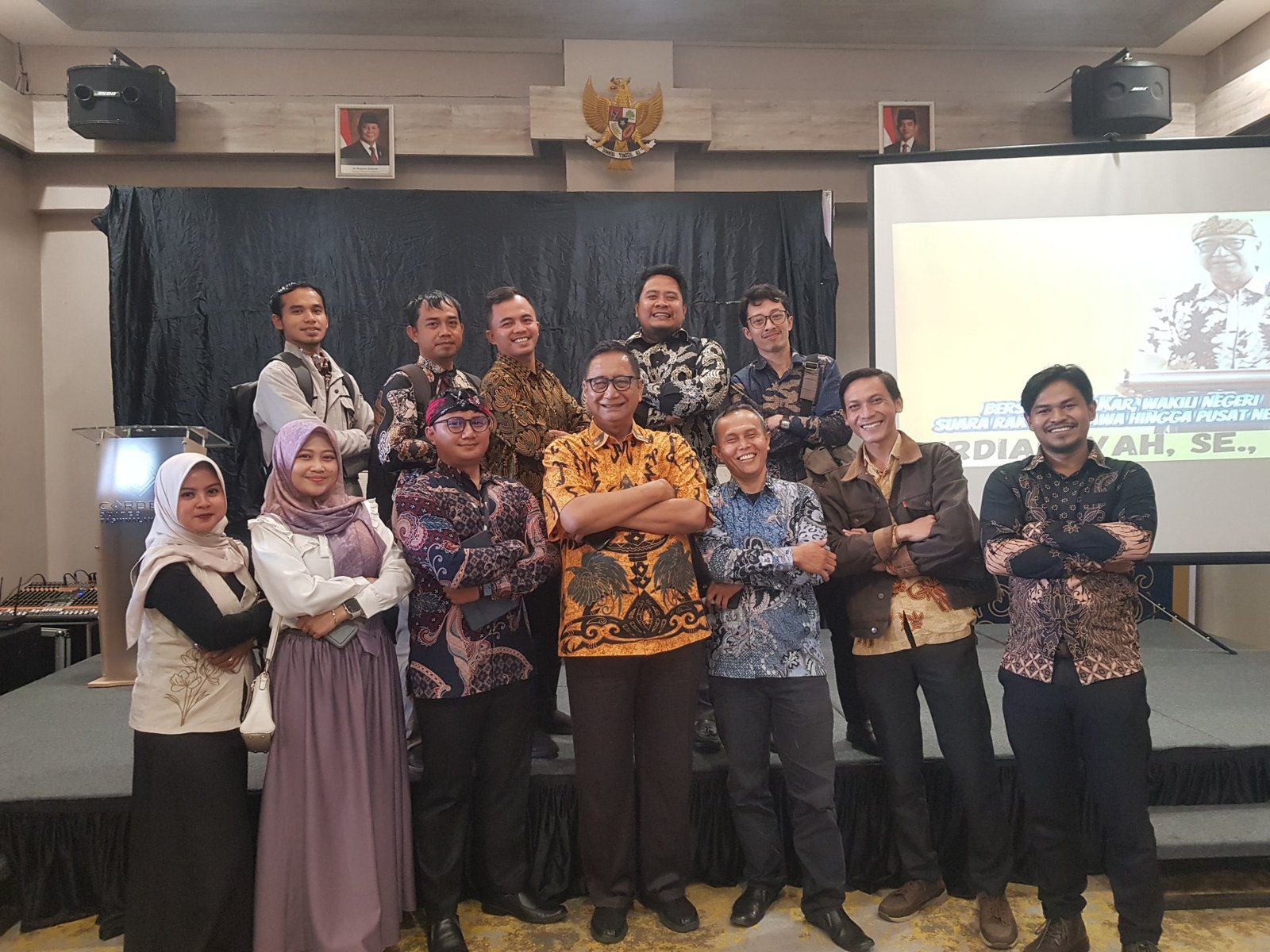 Kegiatan pertemuan dengan bapak Ferdiansyah, S.E., M.M. (Anggota DPR RI Komisi X Dapil XI)
