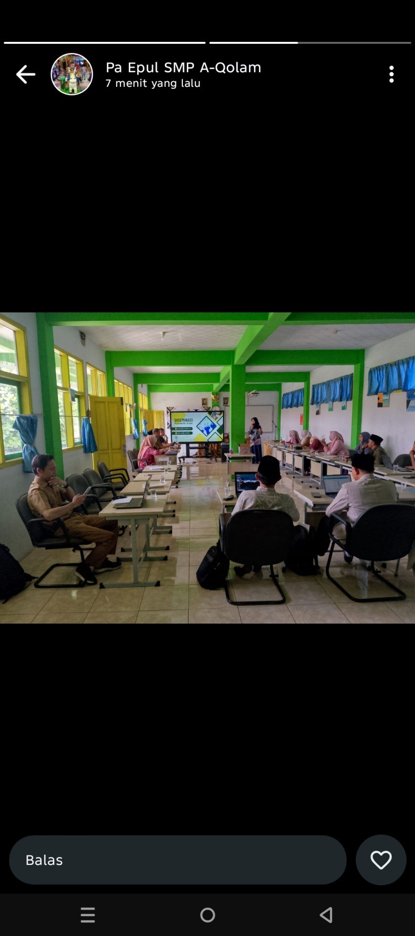 Kegiatan Diseminasi pelatihan Pembelajaran Mendalam Kepala Sekolah Tahun' 2025