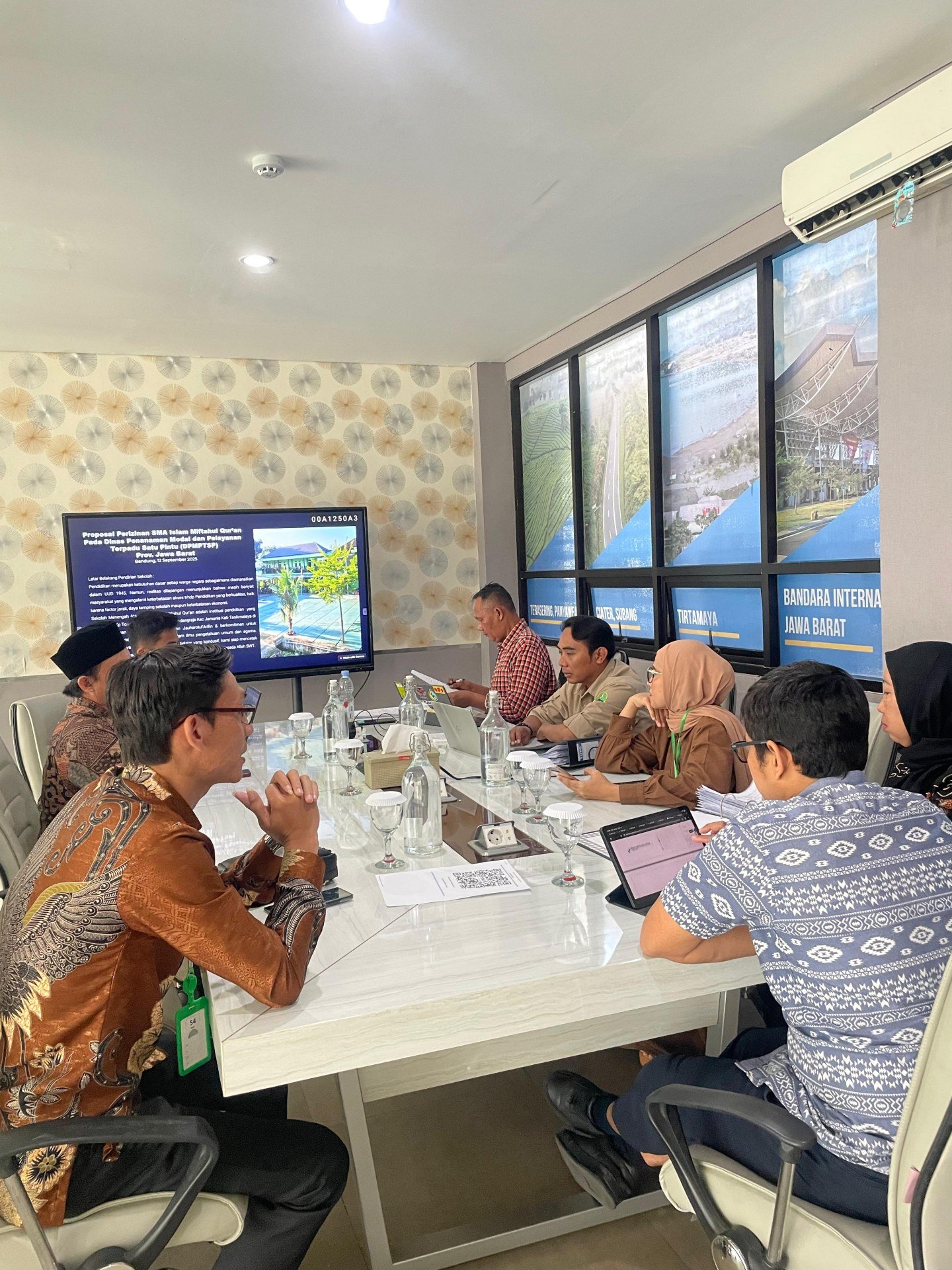 Keg. Presentasi Proposal SMAI MQ ke Dinas Perizinan Prov. Jawa Barat