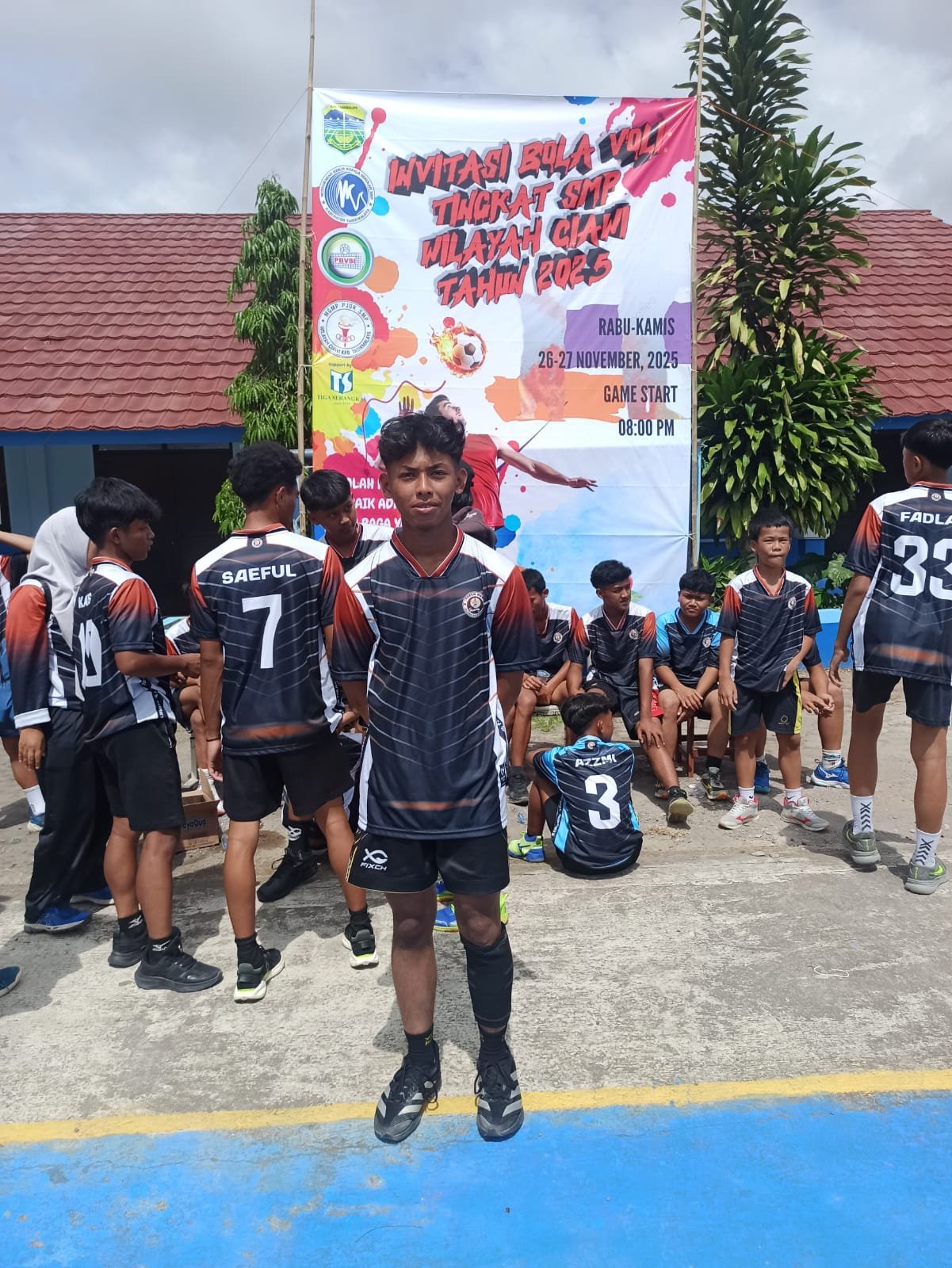 Atlet volly MQ pada O2SN Tahun 2025