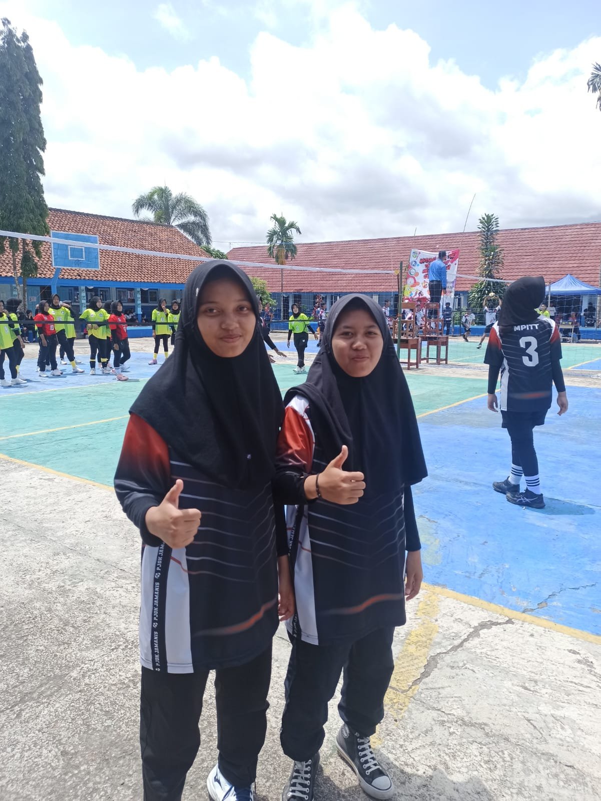Atlet volly Puteri MQ pada O2SN Tahun 2025