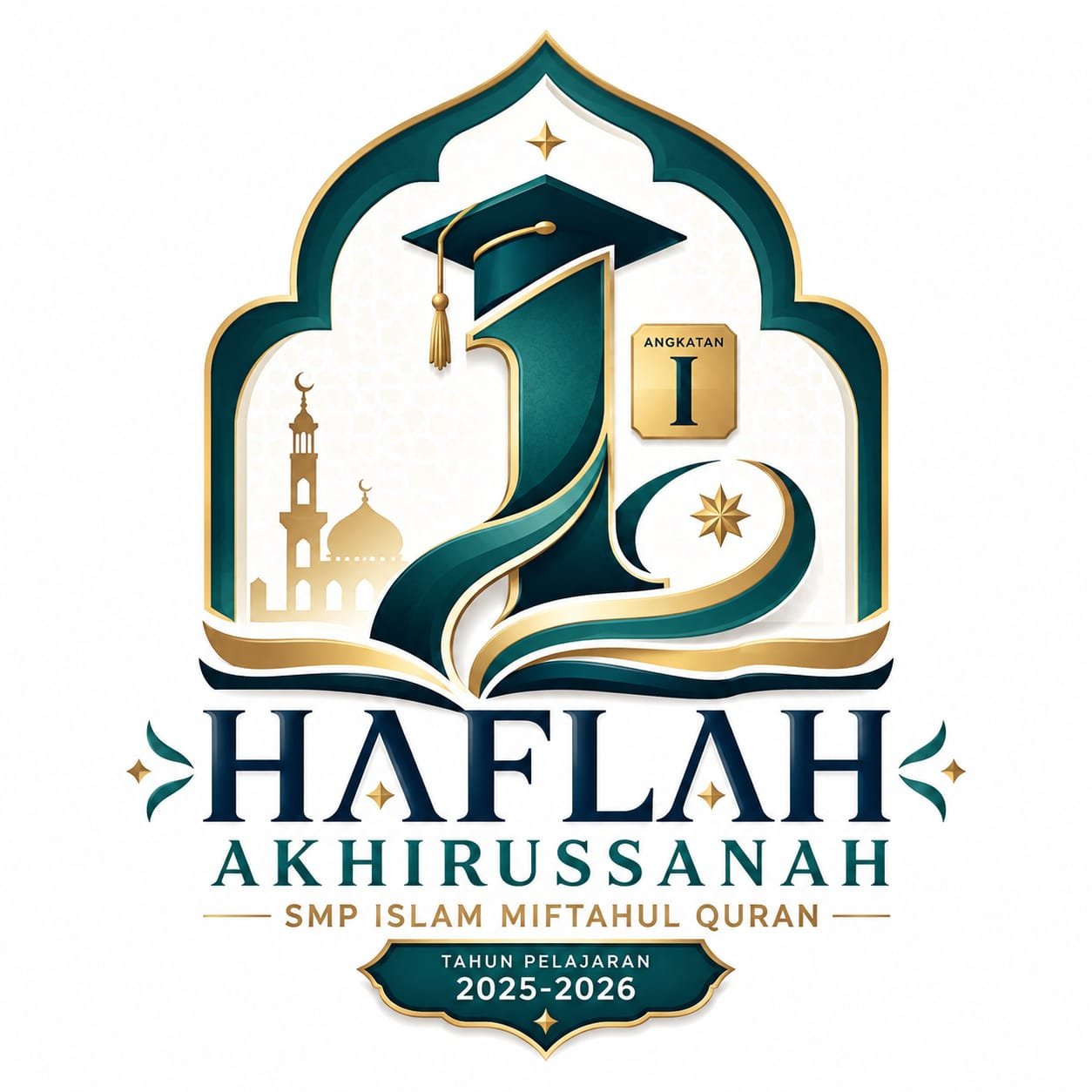 Desain Logo Kelulusan kelas IX
