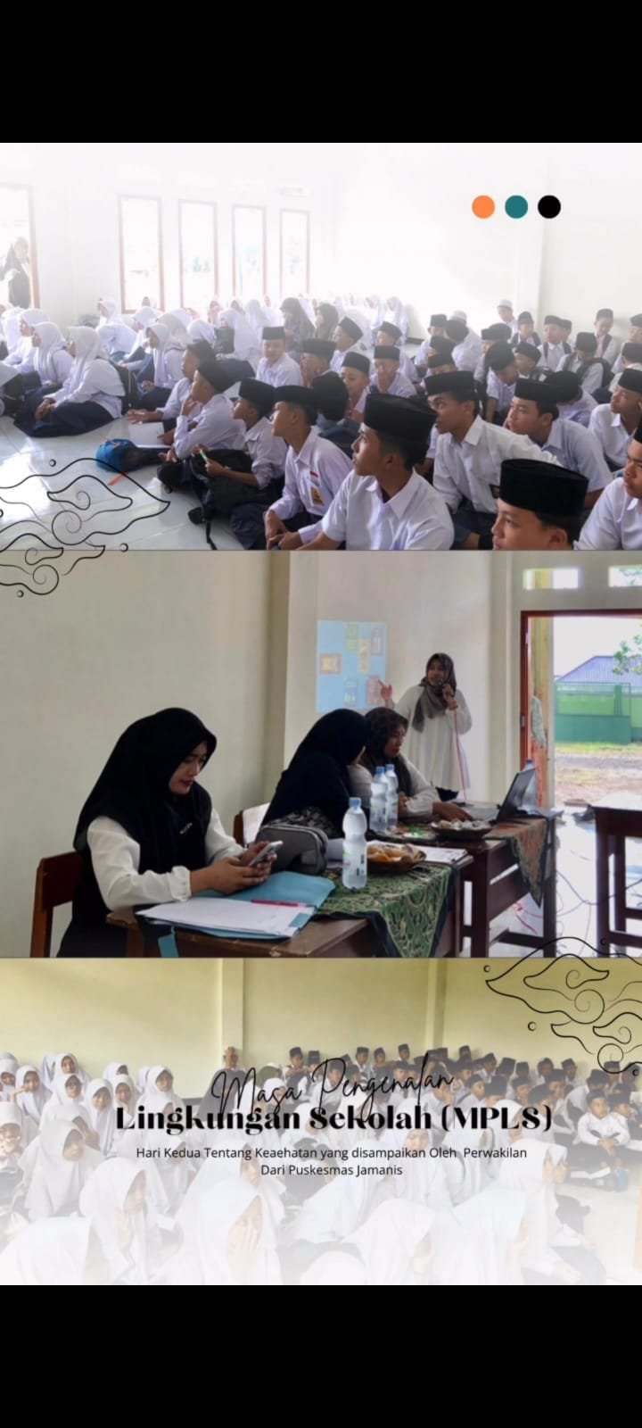 Pemaparan dari Tim kesehatan mengenai mitigasi penyakit menular