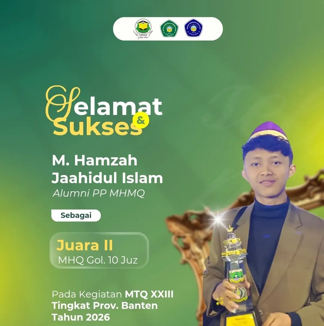Juara II MHQ 10 Juz pada MTQ XXIII Prov. Banten